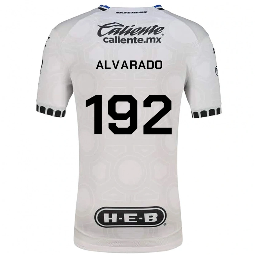 Danxen Børn Edwin Alvarado #192 Hvid Sort Blå Hjemmebane Spillertrøjer 2026/27 Trøje T-Shirt