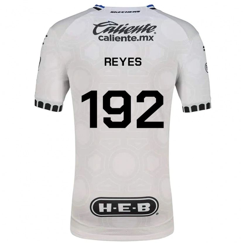 Danxen Børn Emiliano Reyes #192 Hvid Sort Blå Hjemmebane Spillertrøjer 2026/27 Trøje T-Shirt