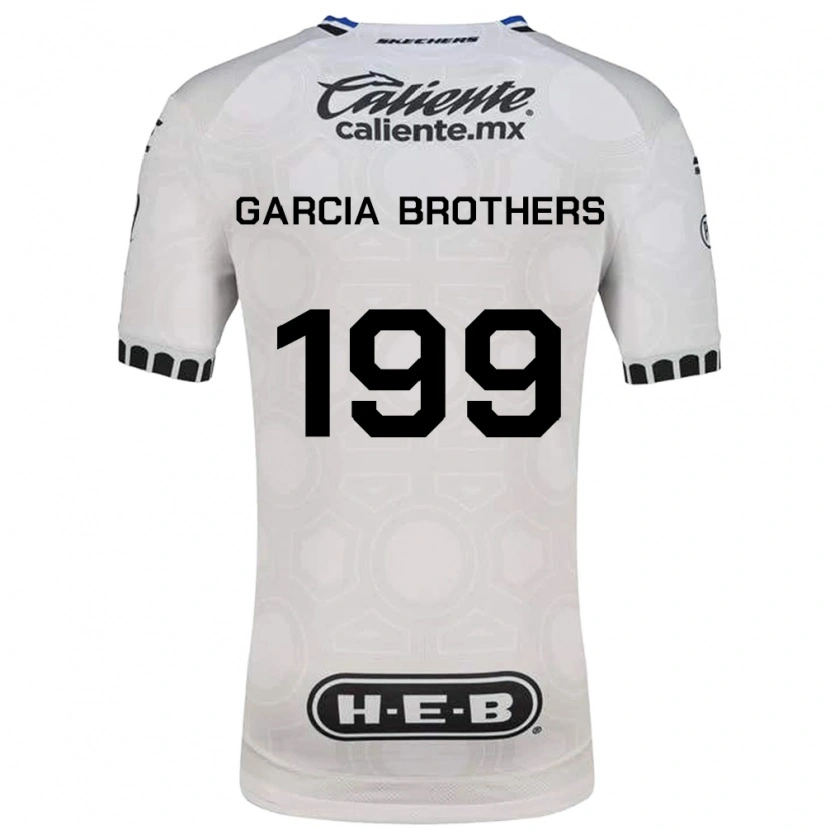 Danxen Børn Sergio Garcia Brothers #199 Hvid Sort Blå Hjemmebane Spillertrøjer 2026/27 Trøje T-Shirt