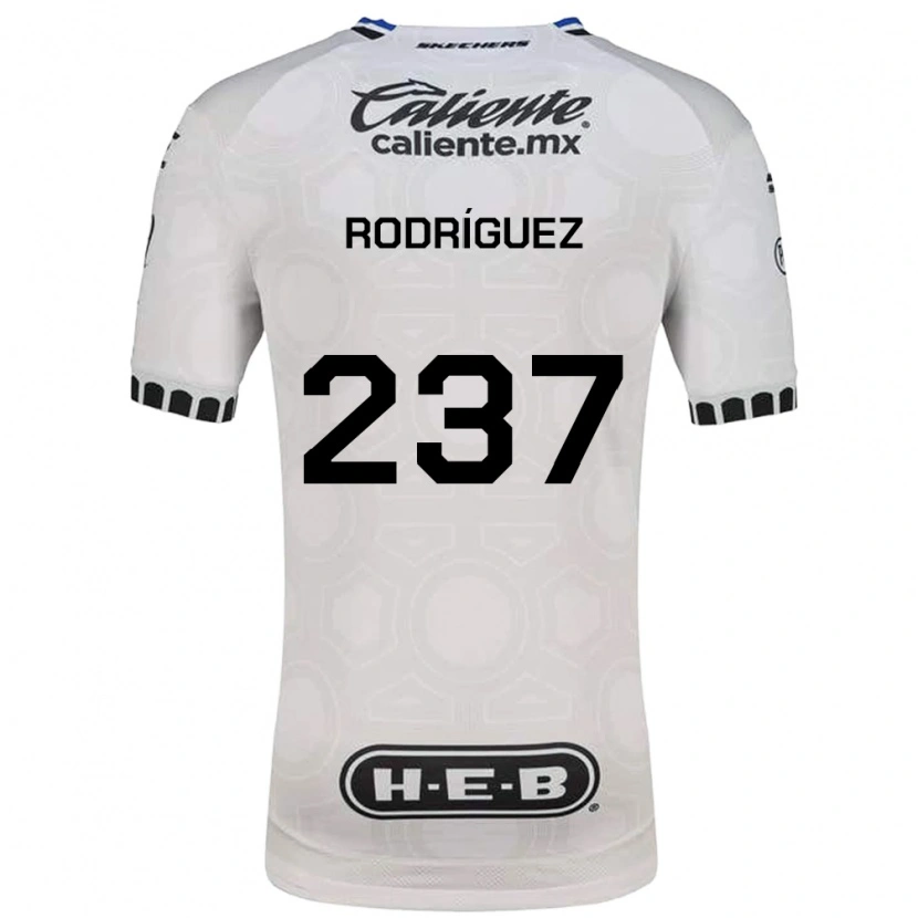 Danxen Børn Nicolás Rodríguez #237 Hvid Sort Blå Hjemmebane Spillertrøjer 2026/27 Trøje T-Shirt