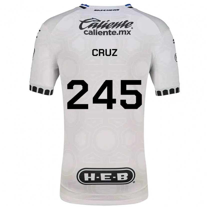 Danxen Børn Leonardo Cruz #245 Hvid Sort Blå Hjemmebane Spillertrøjer 2026/27 Trøje T-Shirt