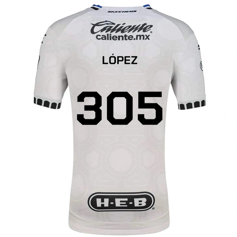 Danxen Børn Noé López #305 Hvid Sort Blå Hjemmebane Spillertrøjer 2026/27 Trøje T-Shirt