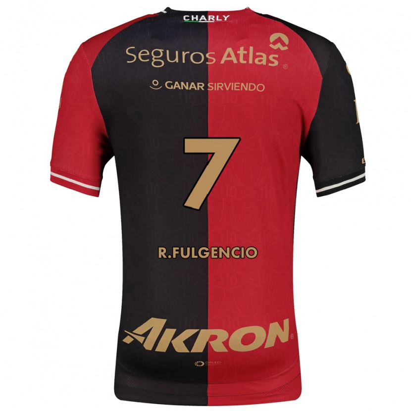 Danxen Børn Raymundo Fulgencio #7 Rød Sort Brun Hjemmebane Spillertrøjer 2026/27 Trøje T-Shirt