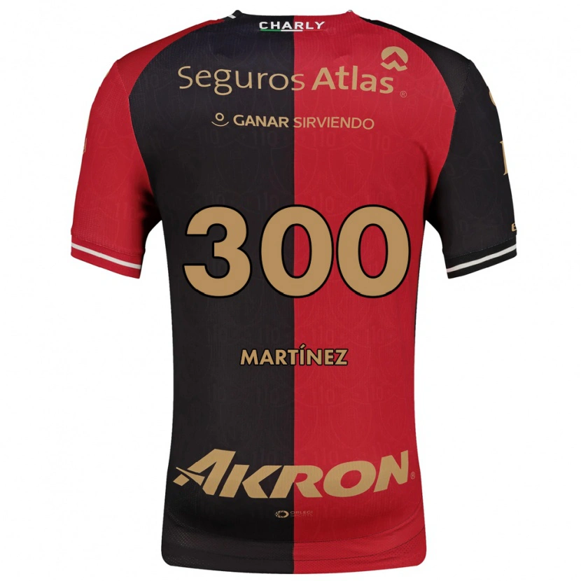 Danxen Børn Emilio Martínez #300 Rød Sort Brun Hjemmebane Spillertrøjer 2026/27 Trøje T-Shirt