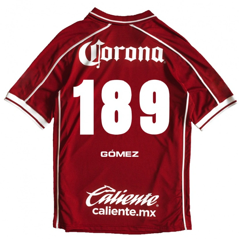 Danxen Børn Enrique Gómez #189 Hvid Rød Hjemmebane Spillertrøjer 2026/27 Trøje T-Shirt