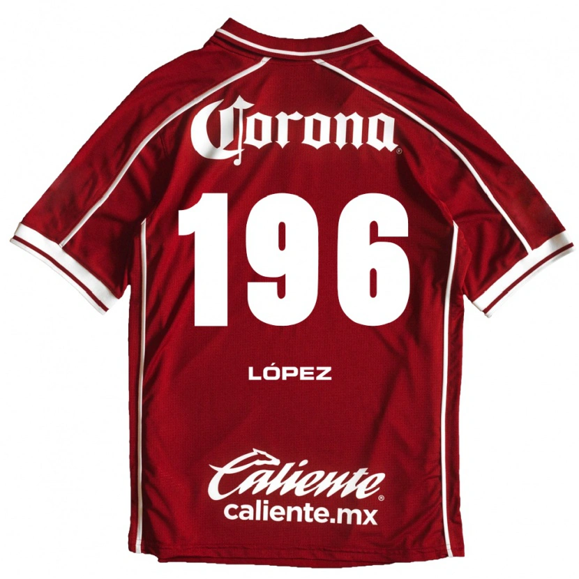Danxen Børn Ethan López #196 Hvid Rød Hjemmebane Spillertrøjer 2026/27 Trøje T-Shirt