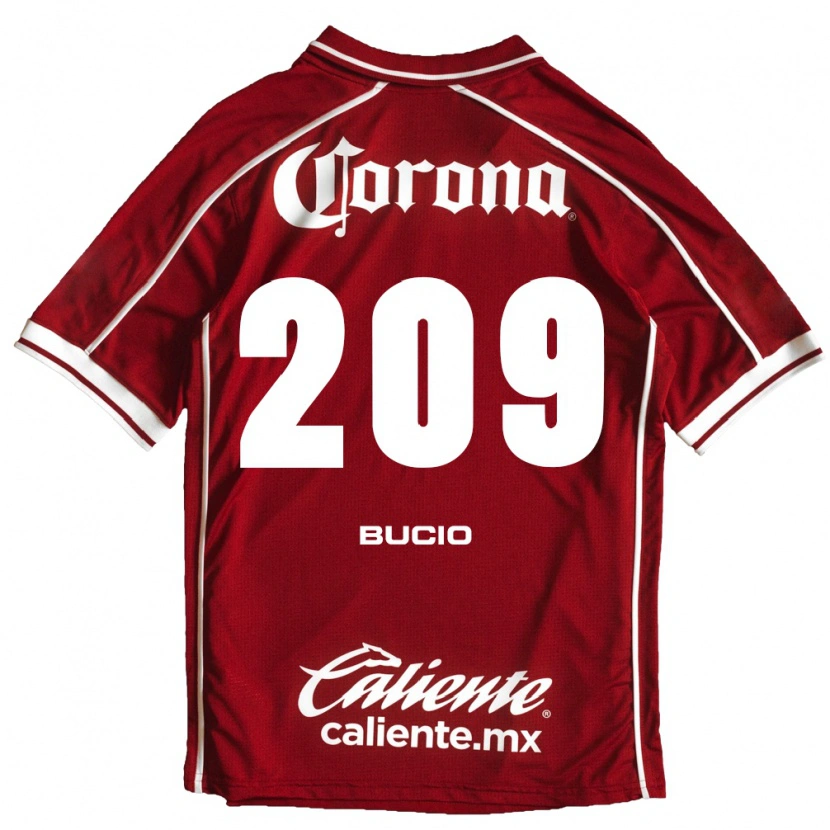 Danxen Børn Sebastián Bucio #209 Hvid Rød Hjemmebane Spillertrøjer 2026/27 Trøje T-Shirt