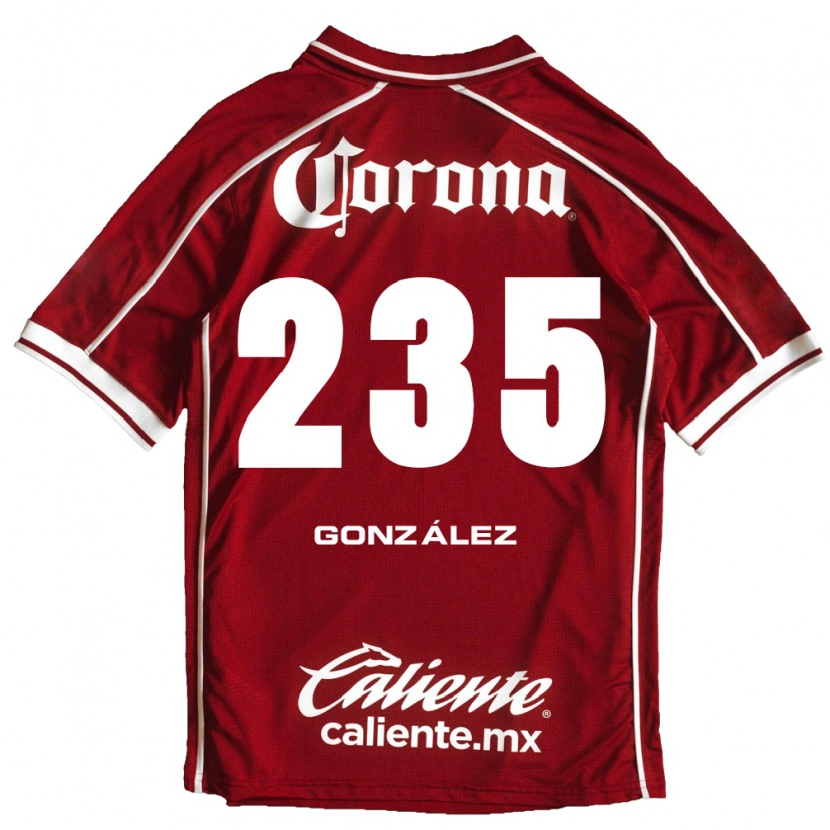 Danxen Børn Ian González #235 Hvid Rød Hjemmebane Spillertrøjer 2026/27 Trøje T-Shirt