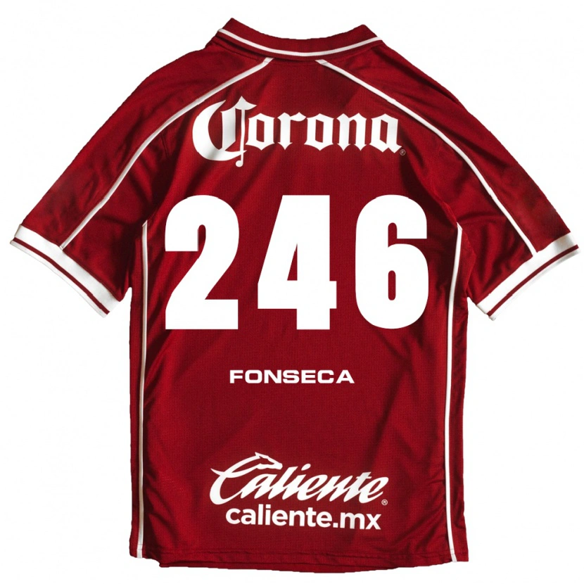 Danxen Børn Fernando Fonseca #246 Hvid Rød Hjemmebane Spillertrøjer 2026/27 Trøje T-Shirt