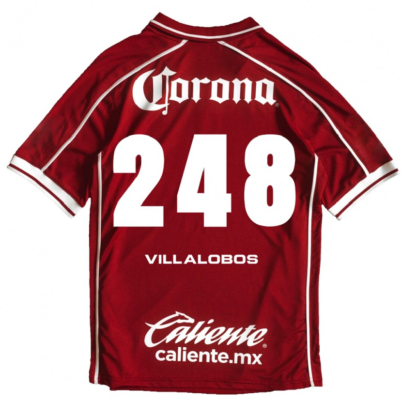 Danxen Børn José Villalobos #248 Hvid Rød Hjemmebane Spillertrøjer 2026/27 Trøje T-Shirt