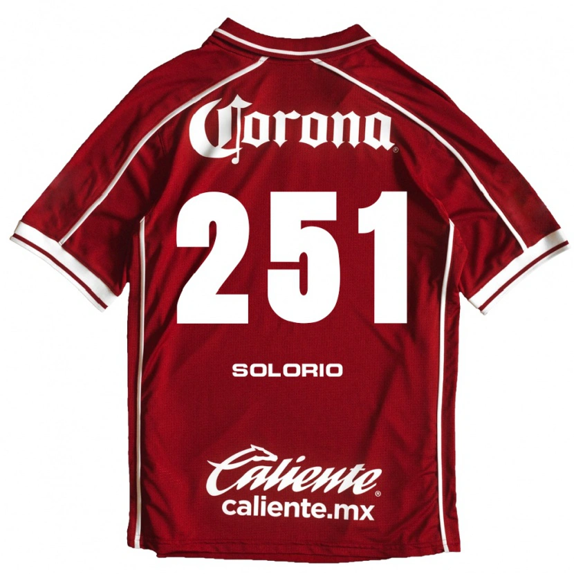 Danxen Børn Marco Solorio #251 Hvid Rød Hjemmebane Spillertrøjer 2026/27 Trøje T-Shirt