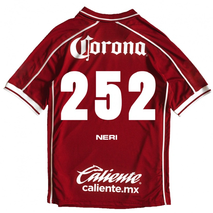 Danxen Børn Luis Neri #252 Hvid Rød Hjemmebane Spillertrøjer 2026/27 Trøje T-Shirt