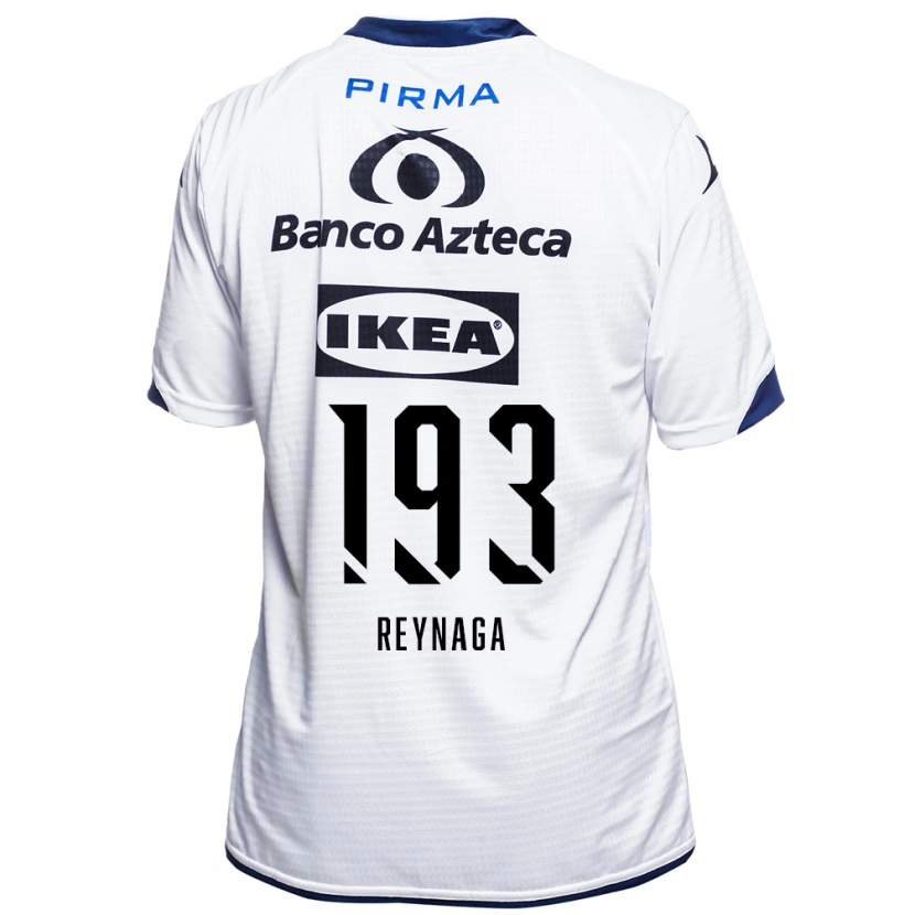 Danxen Børn Adolfo Reynaga #193 Hvid Sort Blå Hjemmebane Spillertrøjer 2026/27 Trøje T-Shirt