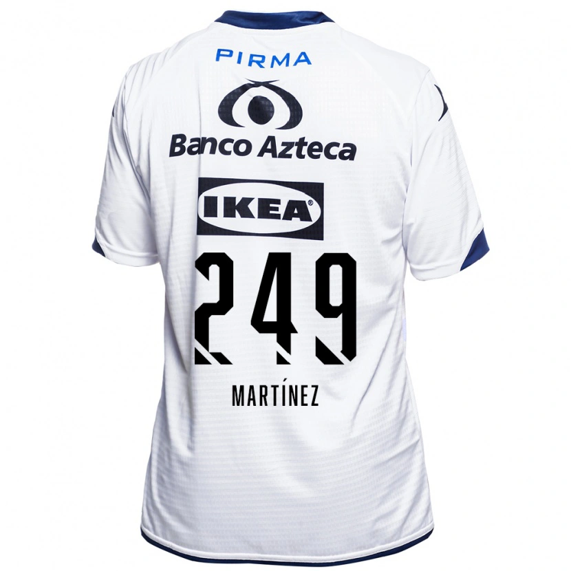 Danxen Børn Juan Martínez #249 Hvid Sort Blå Hjemmebane Spillertrøjer 2026/27 Trøje T-Shirt