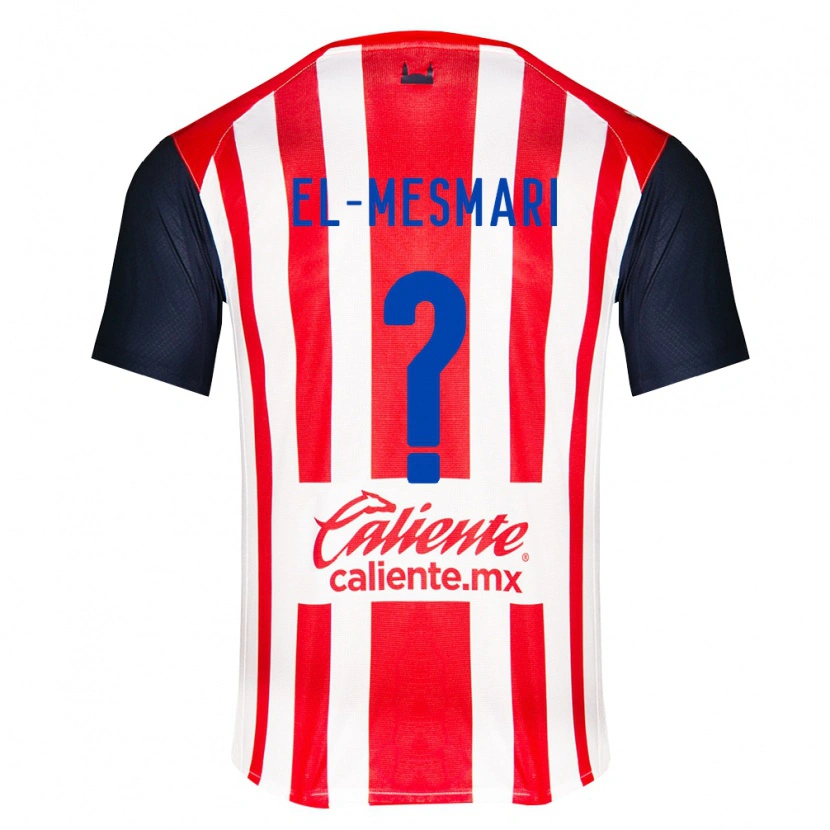 Danxen Børn Bruce El-Mesmari #0 Rød Sort Hvid Hjemmebane Spillertrøjer 2026/27 Trøje T-Shirt