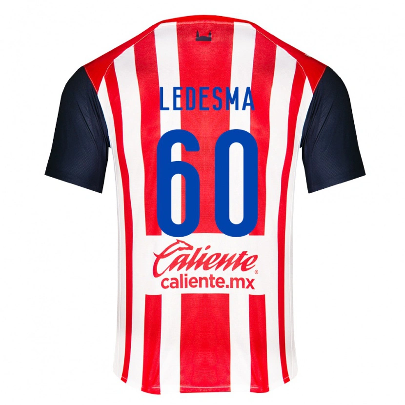 Danxen Børn Luis Ledesma #60 Rød Sort Hvid Hjemmebane Spillertrøjer 2026/27 Trøje T-Shirt