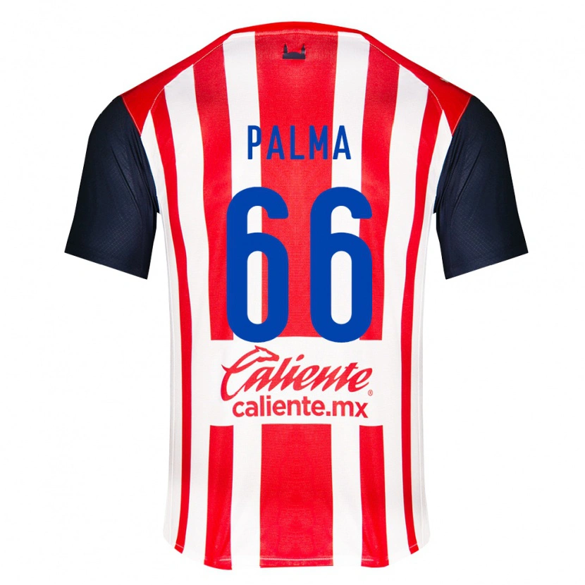 Danxen Børn Arturo Palma #66 Rød Sort Hvid Hjemmebane Spillertrøjer 2026/27 Trøje T-Shirt