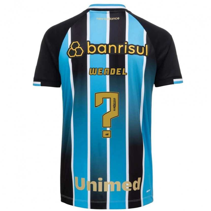 Danxen Børn Wendel #0 Blå Brun Sort Hjemmebane Spillertrøjer 2026/27 Trøje T-Shirt