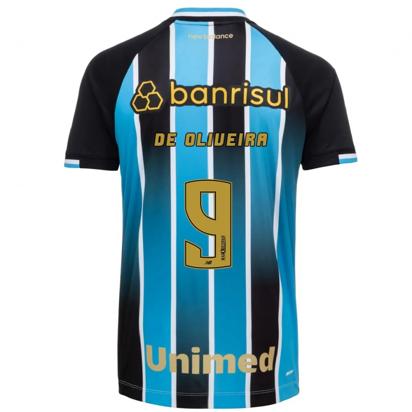 Danxen Børn Veridiana Mostaco De Oliveira #9 Blå Brun Sort Hjemmebane Spillertrøjer 2026/27 Trøje T-Shirt
