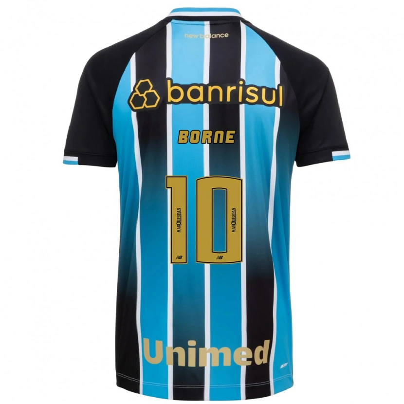 Danxen Børn João Borne #10 Blå Brun Sort Hjemmebane Spillertrøjer 2026/27 Trøje T-Shirt