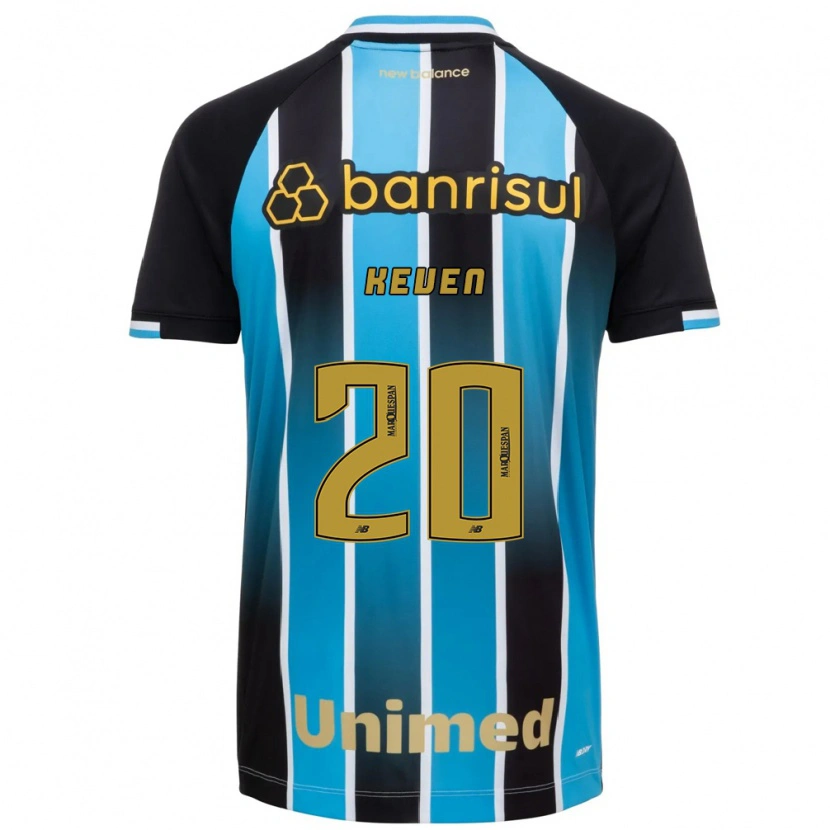 Danxen Børn Gabriel Keven #20 Blå Brun Sort Hjemmebane Spillertrøjer 2026/27 Trøje T-Shirt