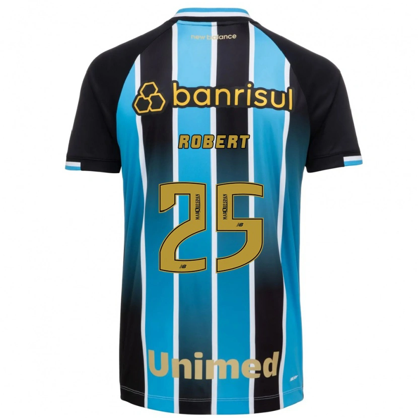 Danxen Børn Jhonata Robert #25 Blå Brun Sort Hjemmebane Spillertrøjer 2026/27 Trøje T-Shirt