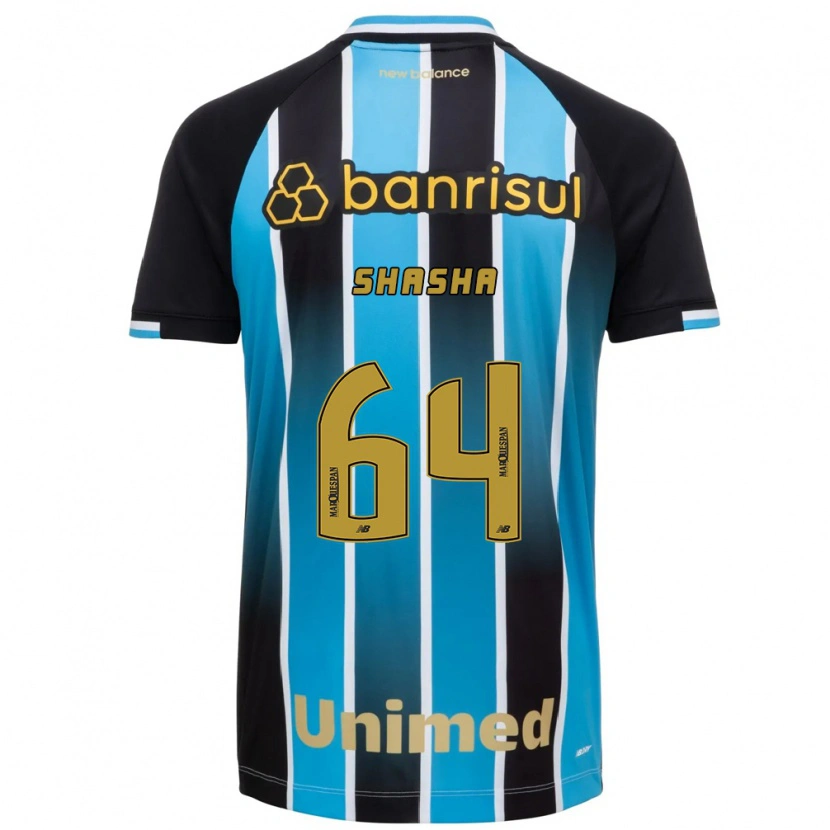 Danxen Børn Shashá #64 Blå Brun Sort Hjemmebane Spillertrøjer 2026/27 Trøje T-Shirt