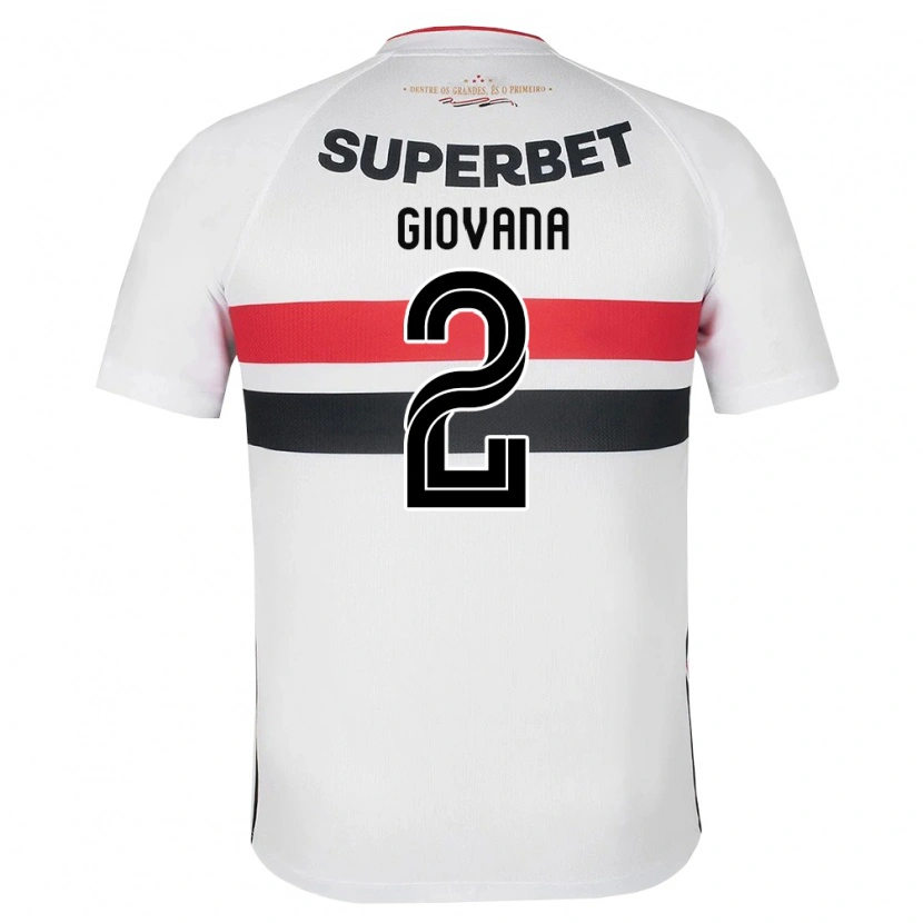 Danxen Børn Giovana #2 Hvid Rød Sort Hjemmebane Spillertrøjer 2026/27 Trøje T-Shirt