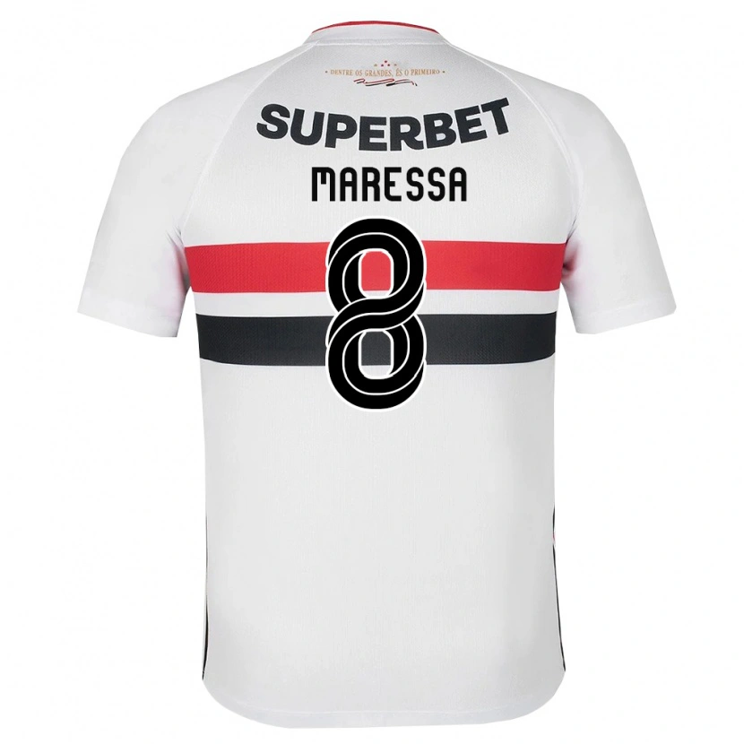 Danxen Børn Maressa #8 Hvid Rød Sort Hjemmebane Spillertrøjer 2026/27 Trøje T-Shirt