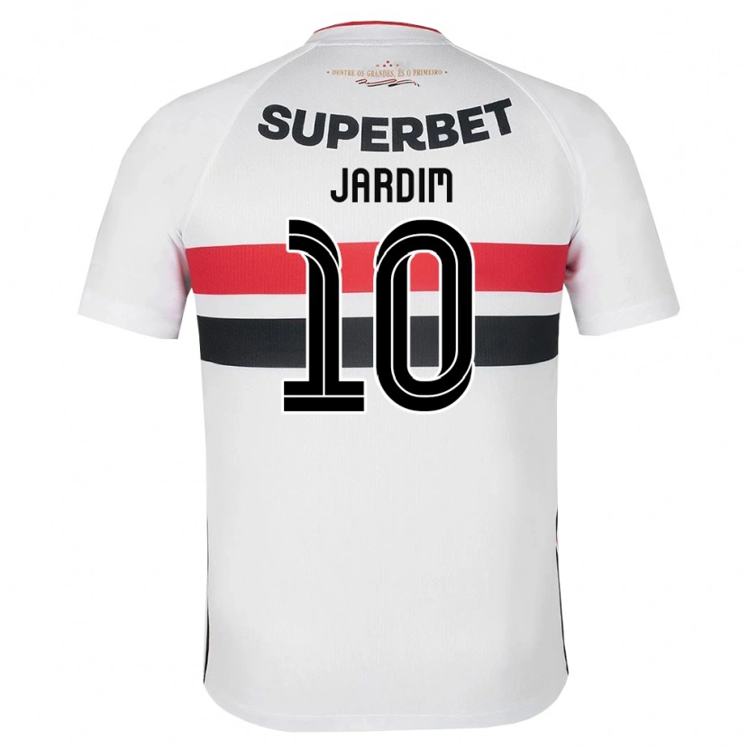 Danxen Børn Welber Jardim #10 Hvid Rød Sort Hjemmebane Spillertrøjer 2026/27 Trøje T-Shirt