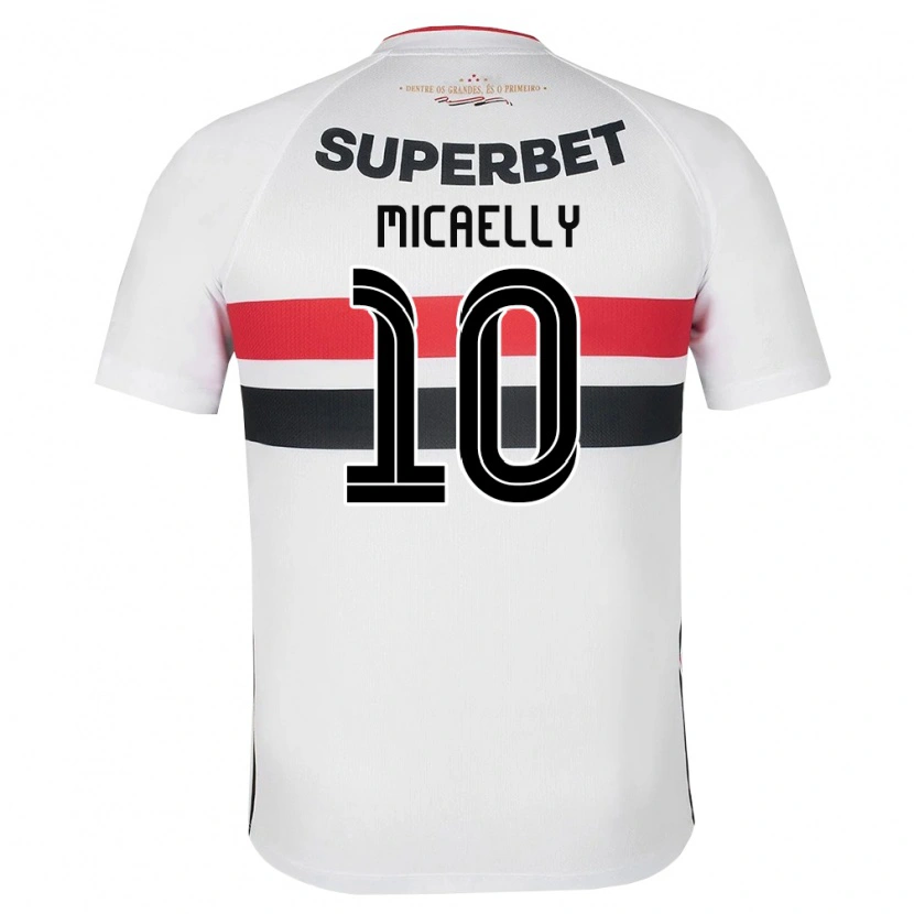 Danxen Børn Micaelly #10 Hvid Rød Sort Hjemmebane Spillertrøjer 2026/27 Trøje T-Shirt