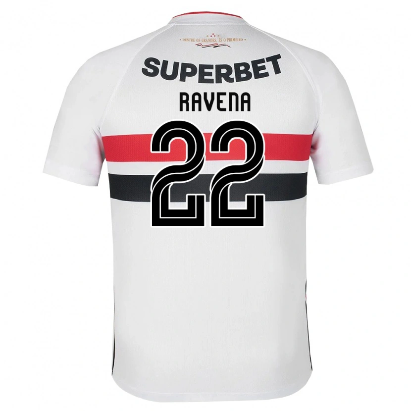 Danxen Børn Ravena #22 Hvid Rød Sort Hjemmebane Spillertrøjer 2026/27 Trøje T-Shirt