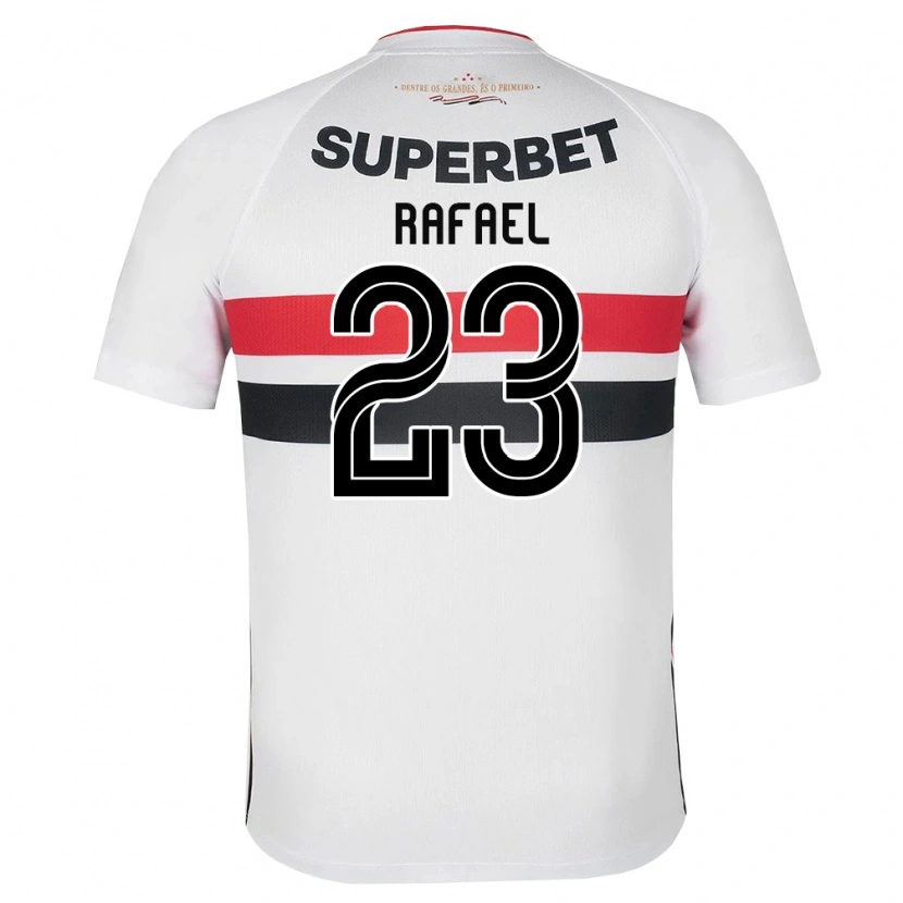 Danxen Børn Rafael Pires Monteiro #23 Hvid Rød Sort Hjemmebane Spillertrøjer 2026/27 Trøje T-Shirt