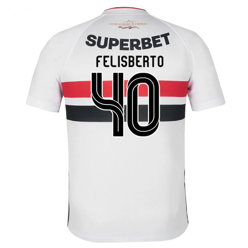 Danxen Børn Igor Felisberto #40 Hvid Rød Sort Hjemmebane Spillertrøjer 2026/27 Trøje T-Shirt