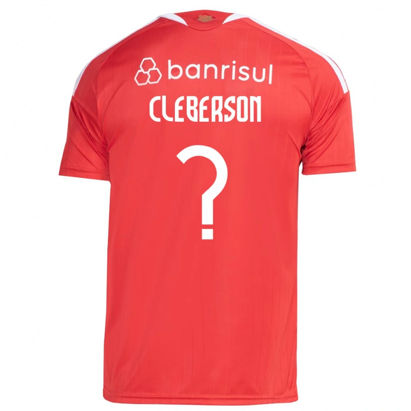 Danxen Børn Cleberson #0 Rød Hvid Hjemmebane Spillertrøjer 2026/27 Trøje T-Shirt