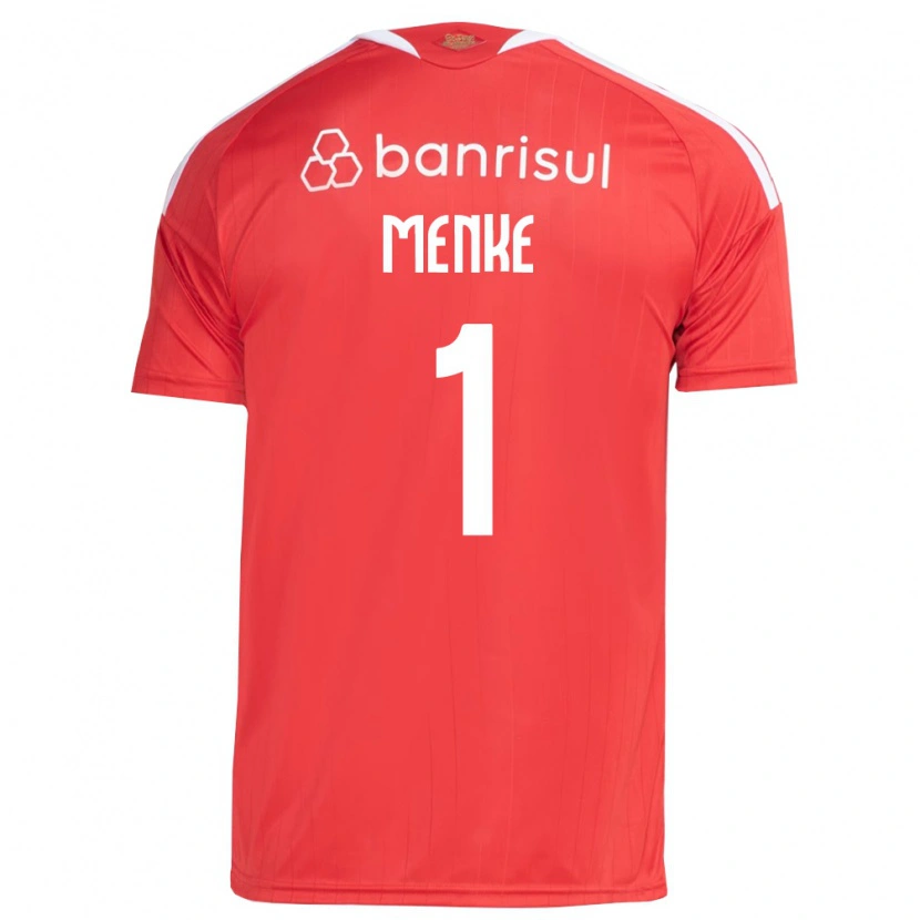 Danxen Børn Henrique Menke #1 Rød Hvid Hjemmebane Spillertrøjer 2026/27 Trøje T-Shirt