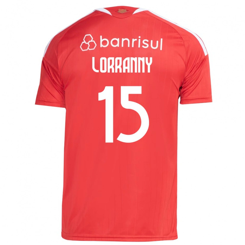 Danxen Børn Lorranny #15 Rød Hvid Hjemmebane Spillertrøjer 2026/27 Trøje T-Shirt