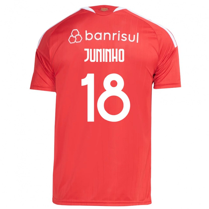 Danxen Børn Juninho #18 Rød Hvid Hjemmebane Spillertrøjer 2026/27 Trøje T-Shirt