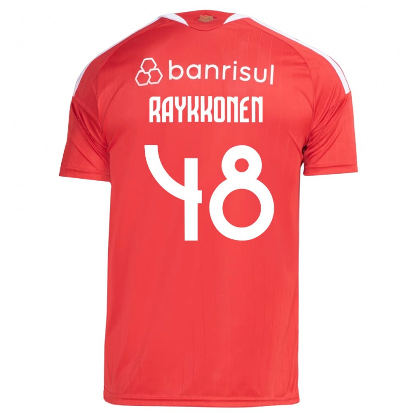 Danxen Børn Raykkonen Pereira Soares #48 Rød Hvid Hjemmebane Spillertrøjer 2026/27 Trøje T-Shirt