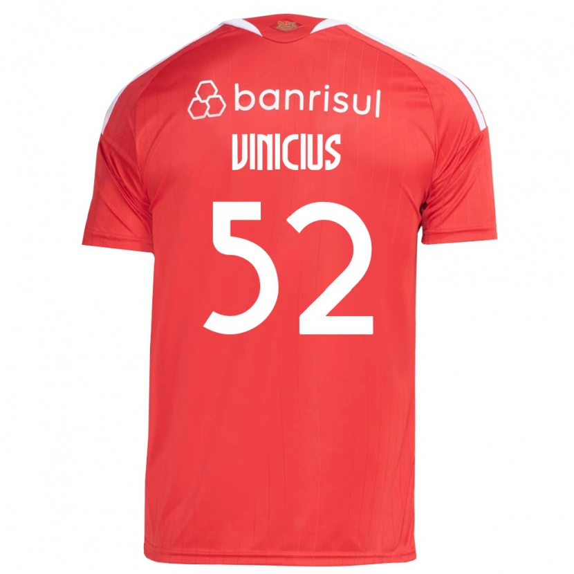 Danxen Børn Gabriel Vinicius #52 Rød Hvid Hjemmebane Spillertrøjer 2026/27 Trøje T-Shirt