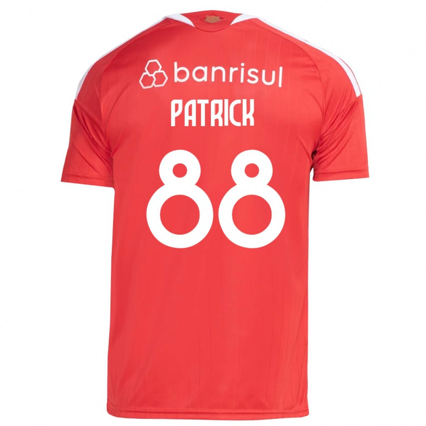 Danxen Børn Patrick #88 Rød Hvid Hjemmebane Spillertrøjer 2026/27 Trøje T-Shirt