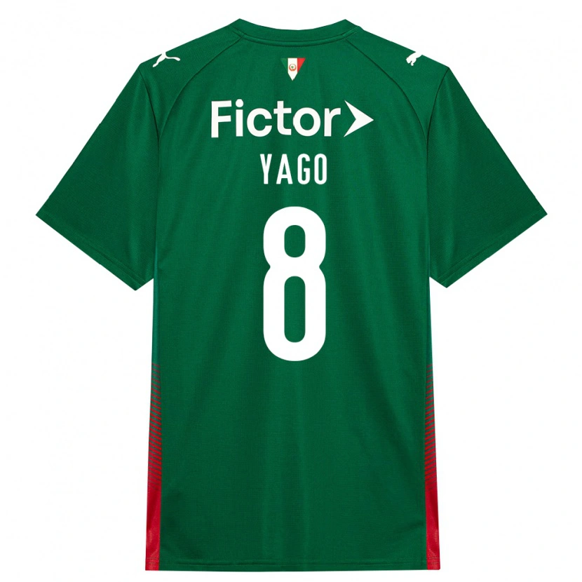 Danxen Børn Ruan Yago #8 Grøn Rød Hvid Hjemmebane Spillertrøjer 2026/27 Trøje T-Shirt