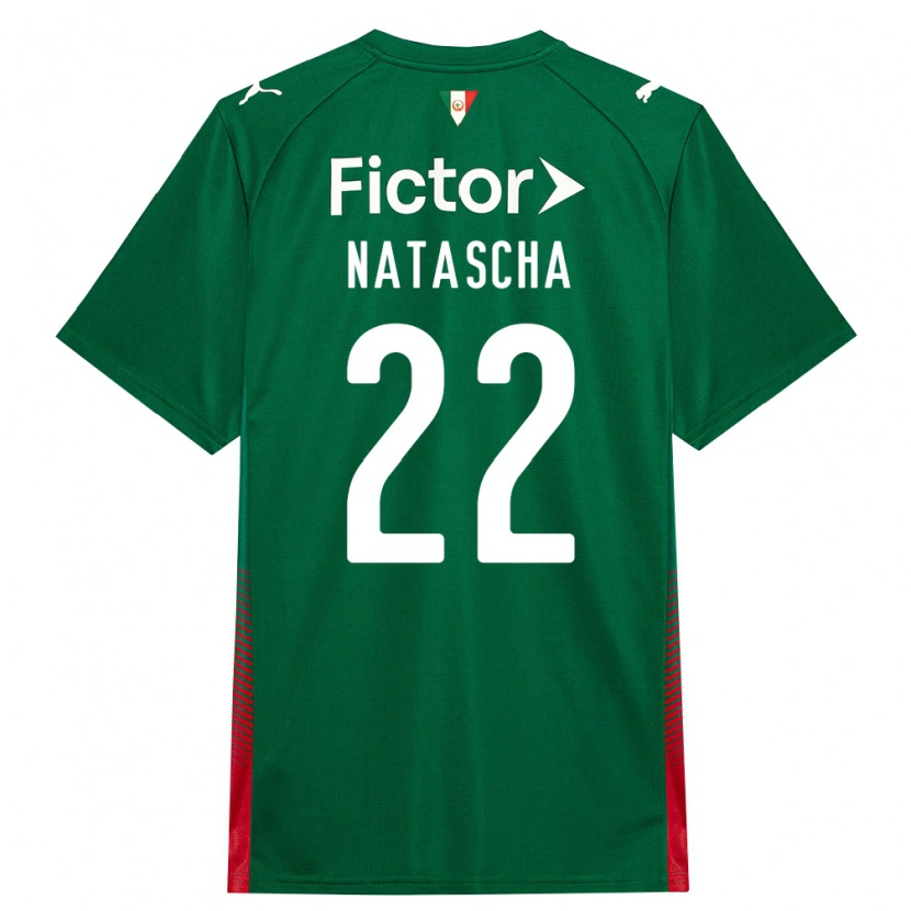 Danxen Børn Natascha #22 Grøn Rød Hvid Hjemmebane Spillertrøjer 2026/27 Trøje T-Shirt