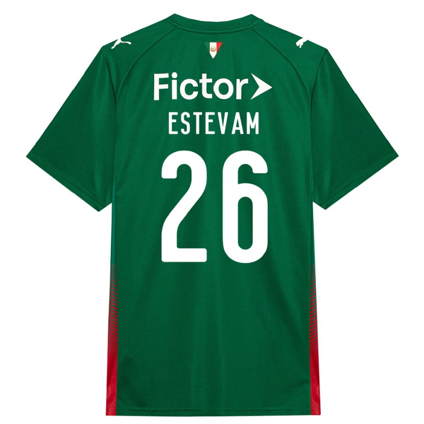 Danxen Børn Laís Estevam #26 Grøn Rød Hvid Hjemmebane Spillertrøjer 2026/27 Trøje T-Shirt