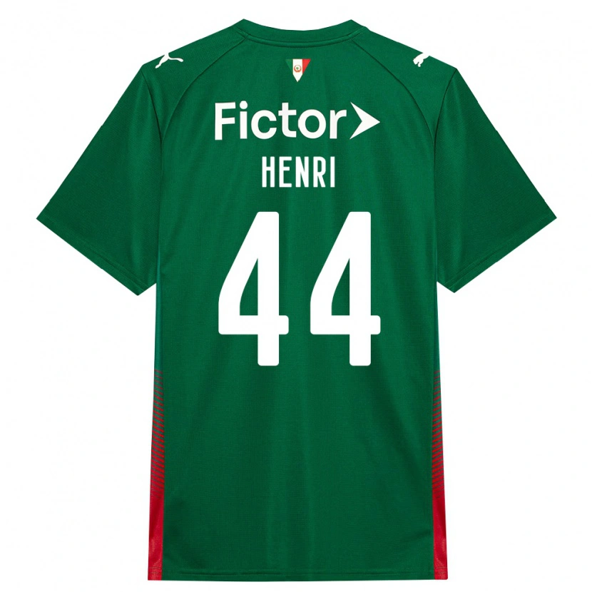Danxen Børn Henri #44 Grøn Rød Hvid Hjemmebane Spillertrøjer 2026/27 Trøje T-Shirt