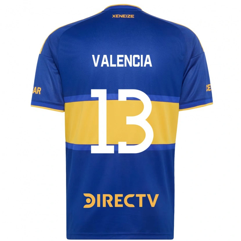 Danxen Børn Enner Valencia #13 Kongelig Blå Gul Hjemmebane Spillertrøjer 2026/27 Trøje T-Shirt