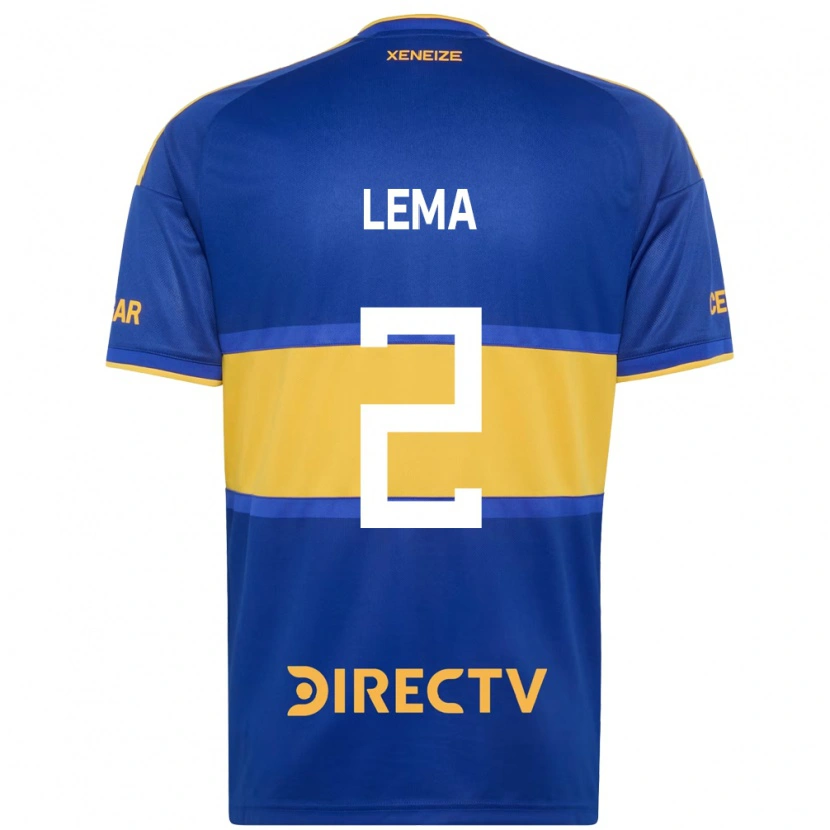 Danxen Børn Cristian Lema #2 Kongelig Blå Gul Hjemmebane Spillertrøjer 2026/27 Trøje T-Shirt