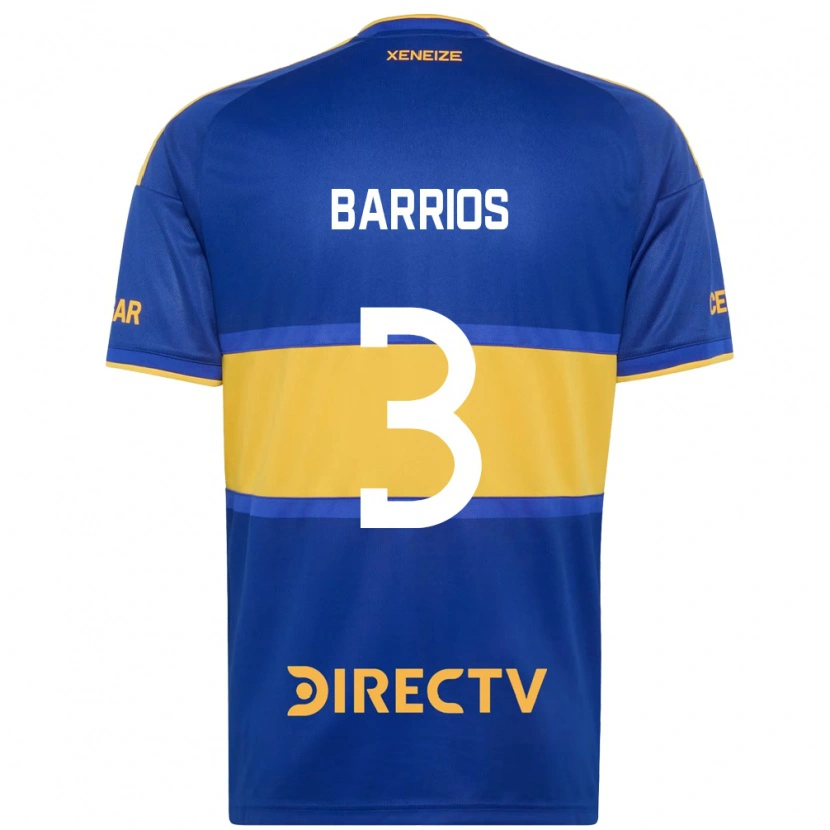 Danxen Børn Gabriela Barrios #3 Kongelig Blå Gul Hjemmebane Spillertrøjer 2026/27 Trøje T-Shirt