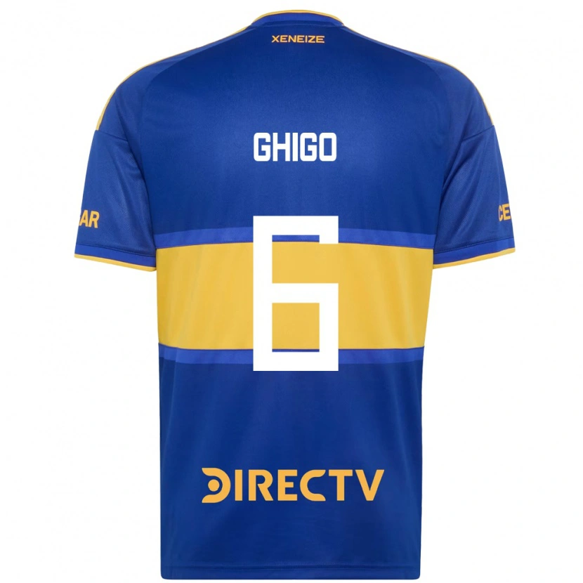 Danxen Børn Cecilia Ghigo #6 Kongelig Blå Gul Hjemmebane Spillertrøjer 2026/27 Trøje T-Shirt