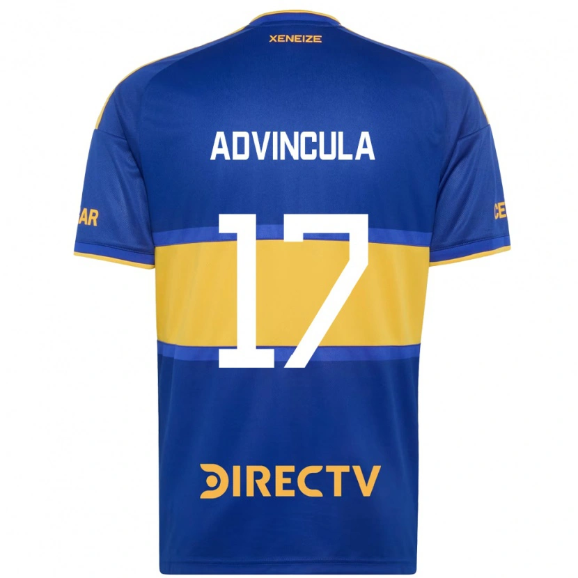 Danxen Børn Luis Advincula #17 Kongelig Blå Gul Hjemmebane Spillertrøjer 2026/27 Trøje T-Shirt
